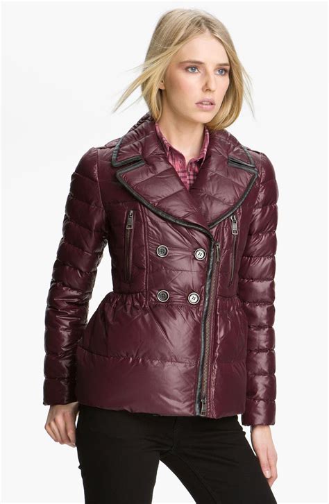 burberry brit 3-in-1 puffer jacket|burberry cashmere cape jacket.